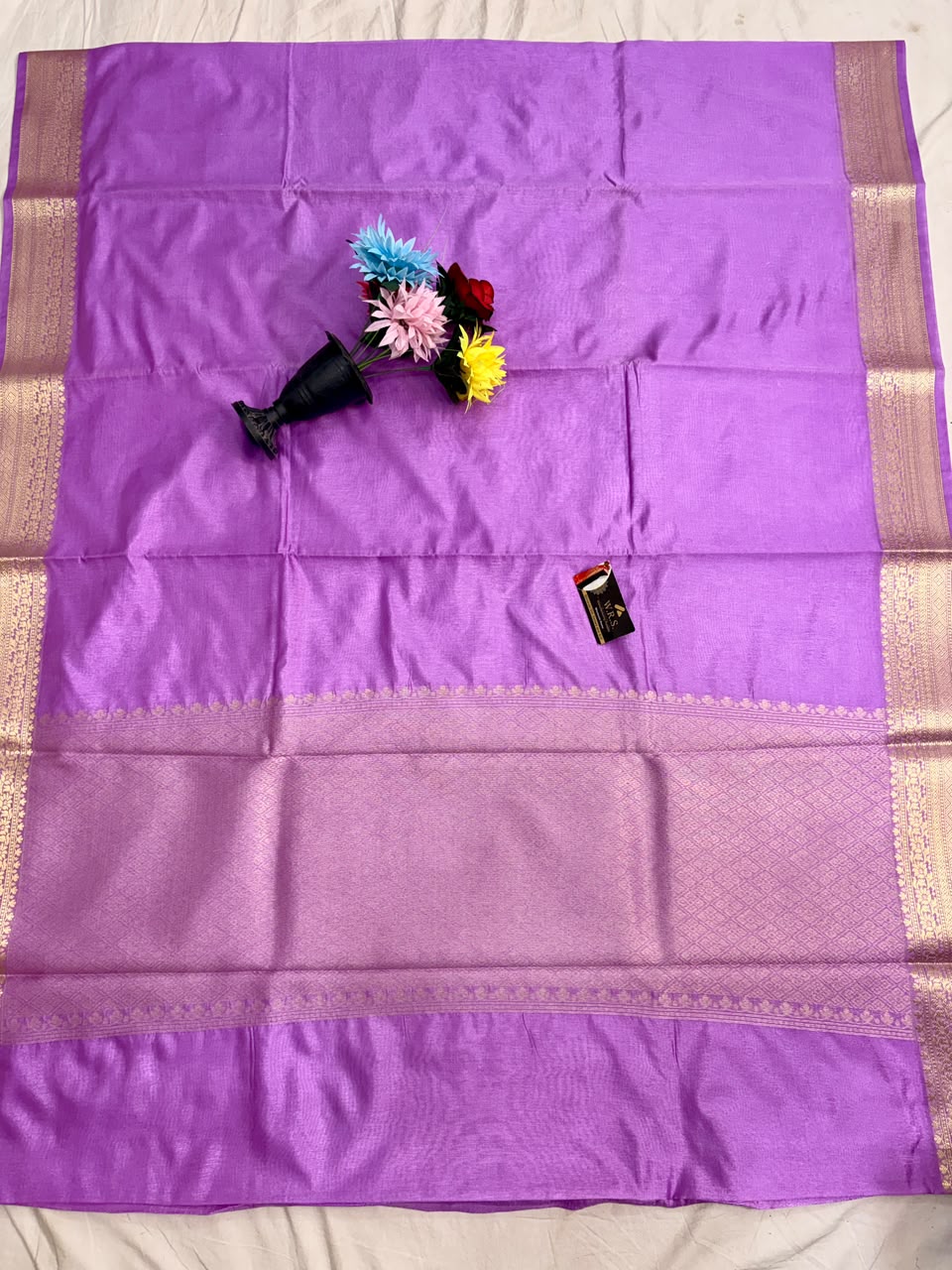 Royal Purple Chiniya D.P.N Banarasi Saree – Soft, Elegant &amp; Festive Wear