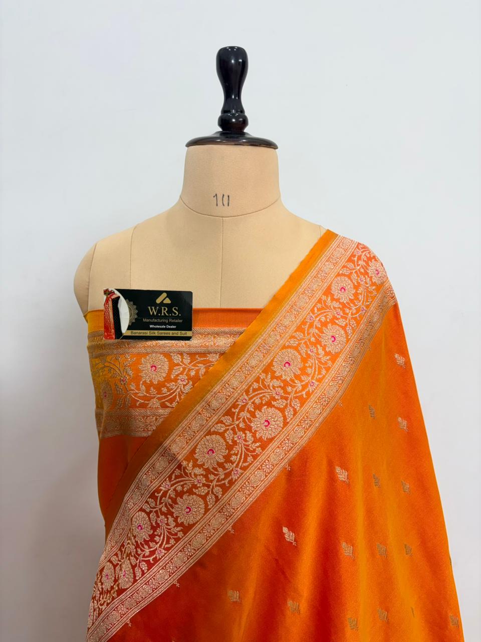 Katan Buti Banarasi Silk Saree (Multicolor)